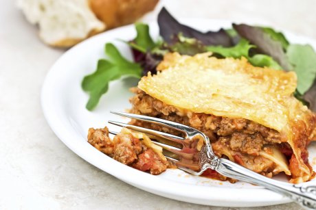 Lasagna cu carne de vita