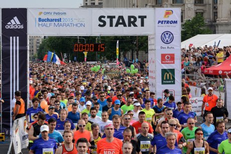 Peste 12.000 de alergatori la OMV Petrom Bucharest Half Marathon 2015