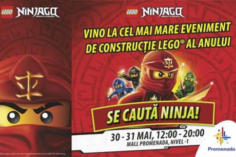 La mall Promenada, copiii se transforma in adevarati ninja, cu LEGO® Ninjago