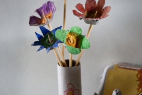 Jocuri creative: Modele de floricele handmade
