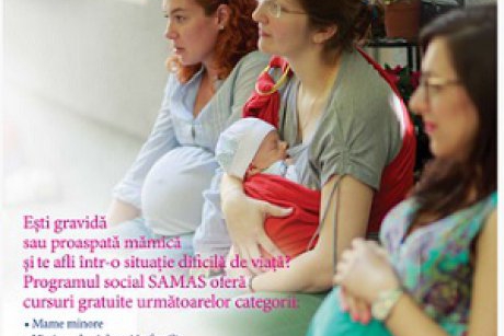 Peste 1.000 de femei vor beneficia gratuit de educatie perinatala din partea Asociatiei SAMAS,  singura retea nationala de educatori perinatali din Romania 
