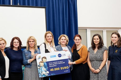 NIVEA este alaturi de SOS Satele Copiilor Romania si sustine programele de prevenire a abandonului derulate de organizatie 