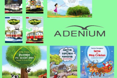 Castiga un set de carti pentru copii de la Editura Adenium