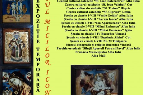 Cercul micilor iconari: pictura religioasa pe sticla