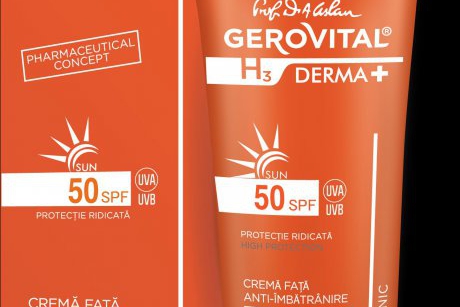 Două noi produse dermatocosmetice, în gama Gerovital H3 DERMA+ SUN 