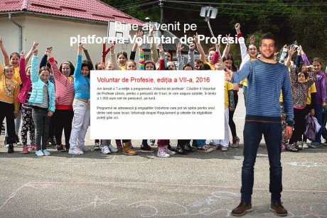 Șase specialiști pot deveni „voluntari de profesie” cu venituri asigurate de Fundația Vodafone România