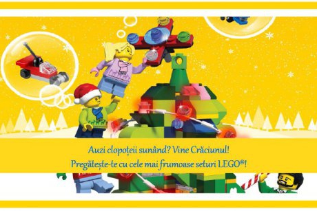 Auzi clopoțeii sunând? Vine Crăciunul! Pregătește-te cu cele mai frumoase seturi LEGO®!