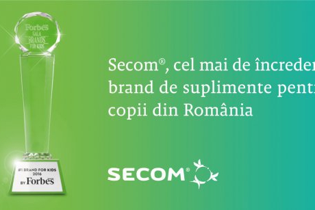 Secom®, cel mai de încredere brand de suplimente pentru copii din România