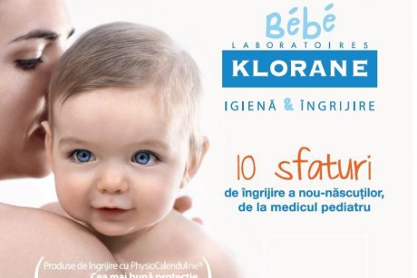 Klorane Bebe lansează o formulă nouă pentru protecția naturală a pielii bebelușilor și oferă 10 sfaturi de îngrijire a nou-născuților, de la medicul pediatru