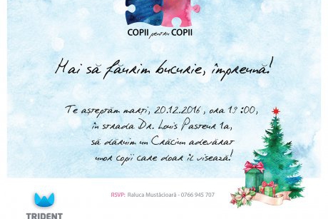 #WhatDoesChristmasMeanToYou? Ajută şi tu un copil aflat în dificultate!