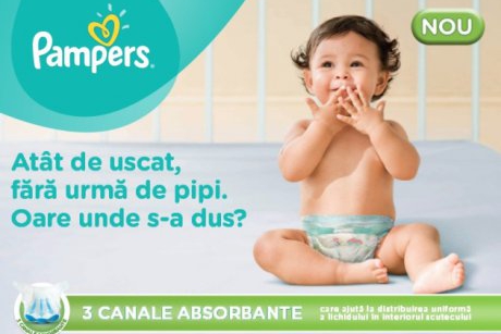 Câștigă unul dintre cele 50 de kit-uri de la Pampers