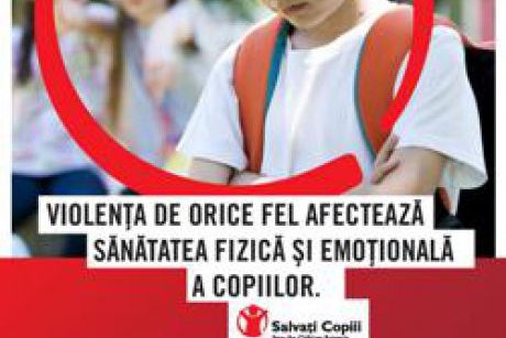 “Fără Ură, cu toleranţă”: Salvați Copiii lansează un concurs școlar pentru combaterea fenomenului de bullying