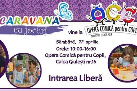 Caravana cu Jocuri la Opera Comică pentru Copii