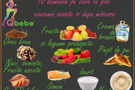 10 alimente pe care le poți consuma înainte și după ce faci mișcare 