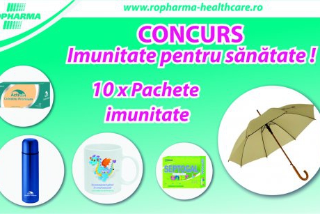Ropharma oferă 10 pachete de imunitate pentru sănătate! 