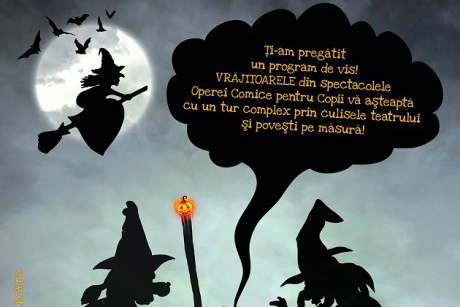 Opera Comică pentru Copii îi invită pe cei mici la „Noaptea Vrăjitoarelor"