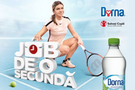 Dorna și Salvați Copiii România, alături de Simona Halep, îndeamnă românii să își ia un #Jobdeosecundă în sprijinul copiilor născuți prematur