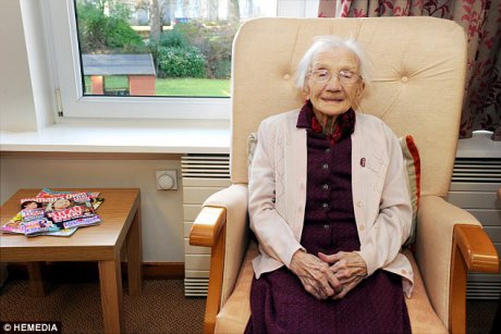 O femeie de 109 ani spune că secretul unei vieți lungi este evitarea bărbaților