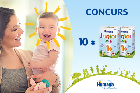 Concurs Humana: 10 premii delicioase pentru bebeluși fericiți