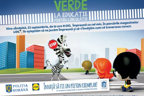  LIDL ȘI POLIȚIA ROMÂNĂ ORGANIZEAZĂ A ȘASEA EDIȚIE A CAMPANIEI NAȚIONALE PENTRU SIGURANȚA COPIILOR: VERDE LA EDUCAȚIE PENTRU CIRCULAȚIE