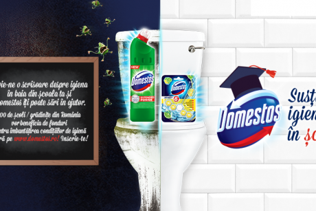 Domestos Susține igiena în școli!