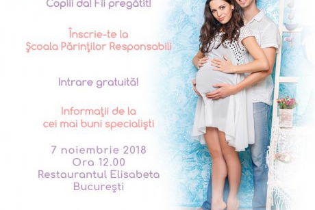 Aștepți un copil? Vino la Școala Părinților Responsabili, seminar gratuit în București