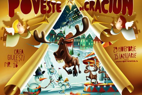 Magia sărbătorilor de iarnă începe cu spectacolul ,,Poveste de Crăciun” prezentat de Opera Comică pentru Copii