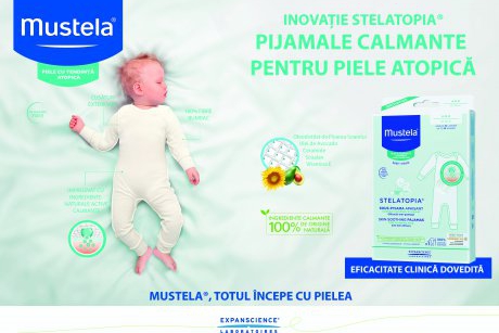 Câștigă o pijama Stelatopia, creată special pentru bebelușii cu dermatita atopică