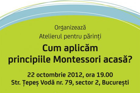 Cum aplicam principiile Montessori acasa?