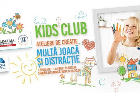 Kids Club continuă în martie la Plaza România