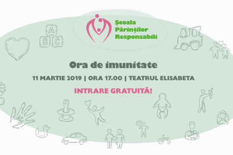 Au început înscrierile la Ora de Imunitate! Seminar gratuit pentru părinții responsabili