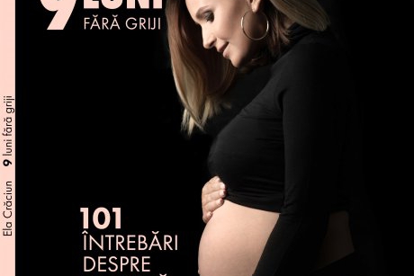 Ela Crăciun lansează “9 luni fără griji”, prima carte despre sarcină a unui blogger din România