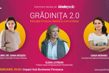 Grădinița 2.0: eveniment dedicat grădinițelor publice și relației cu familia și comunitatea