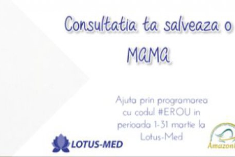 Campania ”Consultația ta salvează o mamă” oferă consultații ginecologice gratuite femeilor cu posibilități materiale reduse