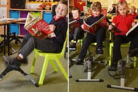 Bănci cu pedale în clase, pentru elevi, în încercarea de a combate hiperactivitatea și obezitatea