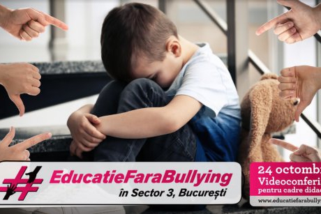 Educație fără bullying - conferință online pentru toți profesorii