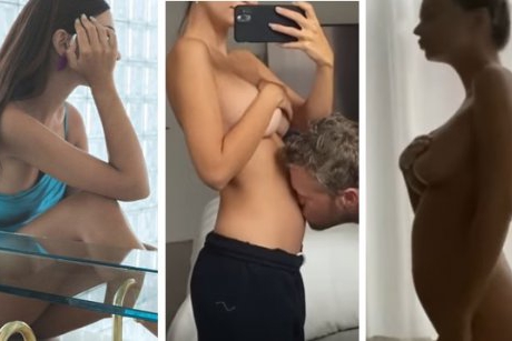 A ţinut sarcina secretă: cea mai sexy femeie din lume surprinsă cu burtica de gravidă