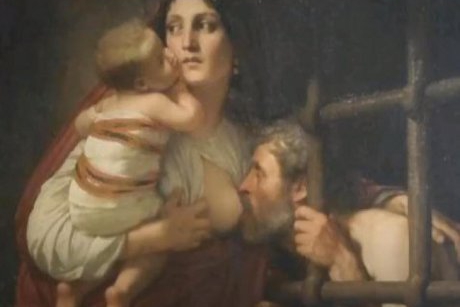 Povestea incredibilă a celui mai faimos tablou cu o femeie alăptând! Până unde ajunge compasiunea umană!