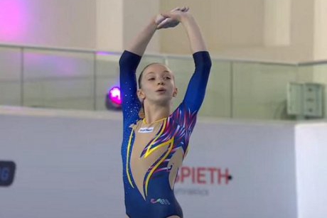 Copil minune! Ana Maria Bărbosu a câştigat toate medaliile de aur la Campionatul European de Gimnastică, la numai 14 ani