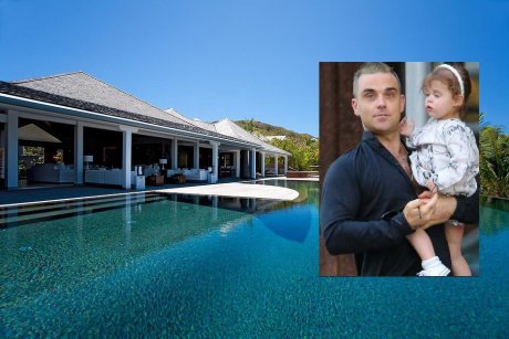 Cum arată vila de lux din Caraibe unde Robbie Williams s-a izolat cu familia după ce s-au infectat cu COVID-19