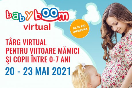 Baby Boom Show, ediţia de primăvară, se mută în online şi este cu intrare gratuită!