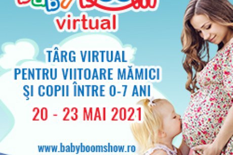 Astăzi se deschide Baby Boom Show Virtual,  cel mai mare târg online pentru copii şi viitoare mămici