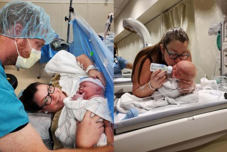 Record de fericire! După 19 sarcini pierdute, această mamă a născut un copil de 6,3 kilograme
