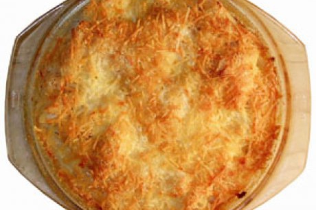 Paste cu pui gratinate