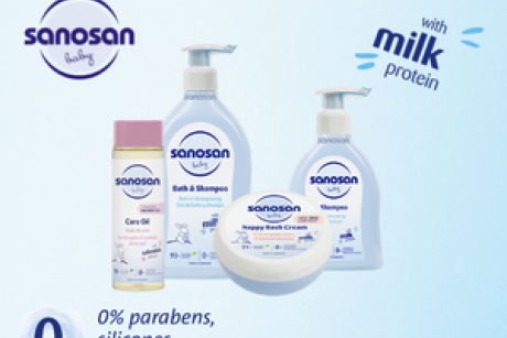 Sanosan – mai multă grijă pentru pielea bebelușului tău