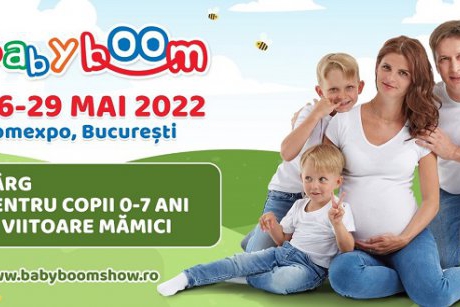 Discounturi de până la 70% şi experienţe unice la  Baby Boom Show, cel mai mare târg pentru copii şi viitoare mămici