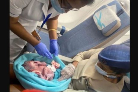 Un nou-născut a fost descoperit în toaleta unui avion în timpul unui control de rutină