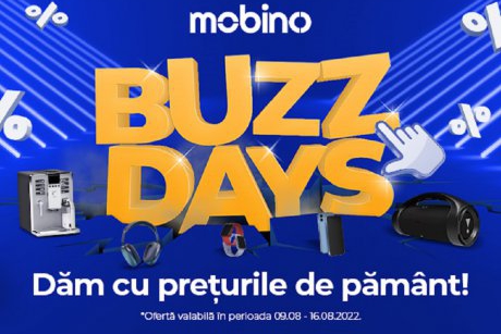 Magazinul online Mobino.ro lansează campania de reduceri BUZZ DAYS