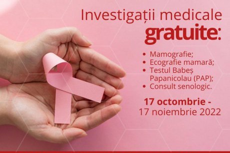 Ecografii și mamografii gratuite în București începând de luni