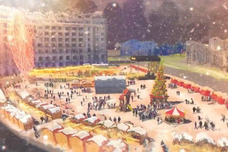 Târgul de Crăciun de la București începe luna aceasta! Va avea un brad uriaș, patinoar și o roată panoramică!